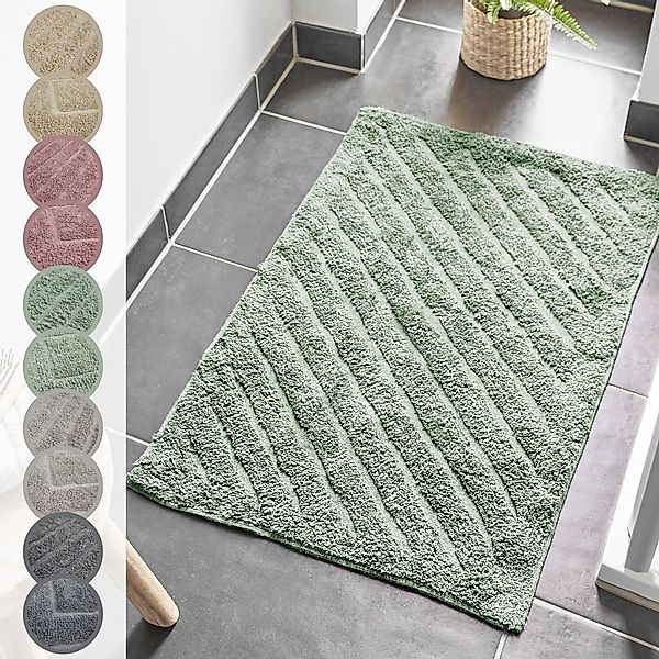 Andiamo Badematte "Havanna, 50x80 cm" Höhe 7,5 mm fußbodenheizungsgeeignet günstig online kaufen