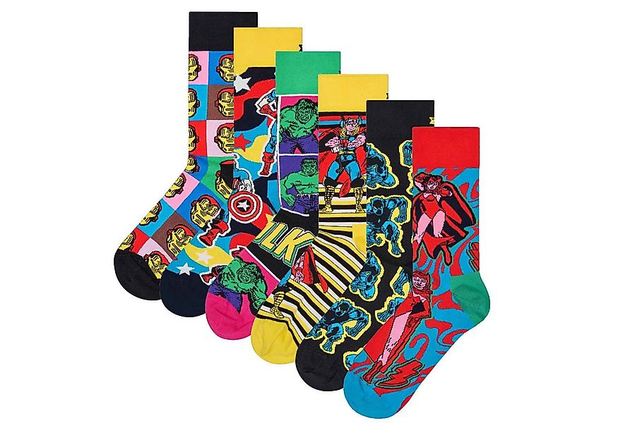 Happy Socks Kurzsocken Unisex Socken 6er Pack Baumwolle (Packung, 6er Pack) günstig online kaufen