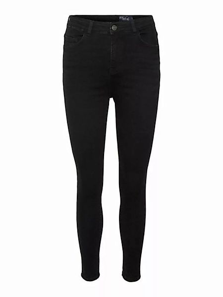 Noisy May Damen Jeans NMBUDDY Skinny Fit Schwarz - Black Denim günstig online kaufen