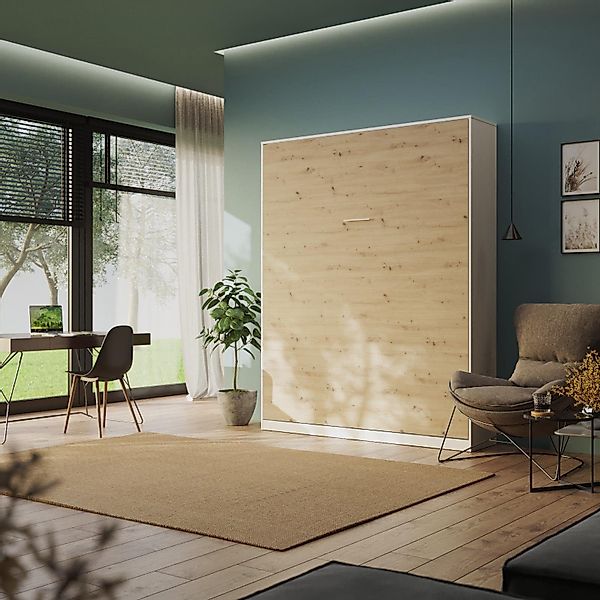 SMARTBett Schrankbett Classic mit Gasdruckfedern 100x200cm günstig online kaufen