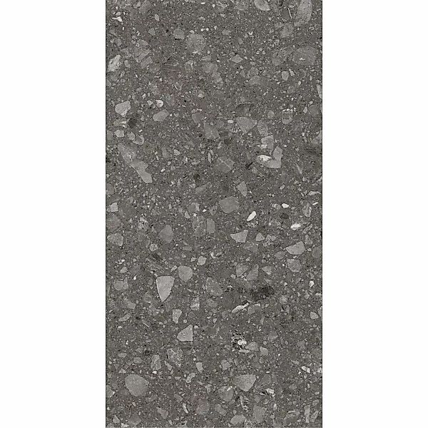 Bodenfliese Feinsteinzeug Anthrazit 60 cm x 120 cm günstig online kaufen