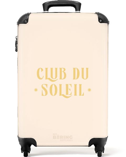 NoBoringSuitcases.com© Hartschalen-Trolley Das Zitat "club du günstig online kaufen