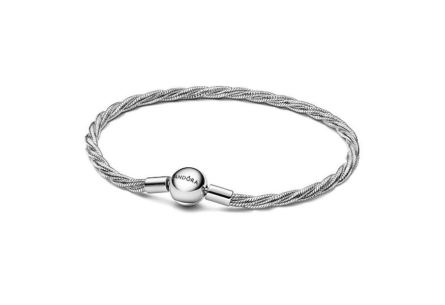 Pandora Silberarmband Damen-Silber Gedrehte Schlangenkette günstig online kaufen