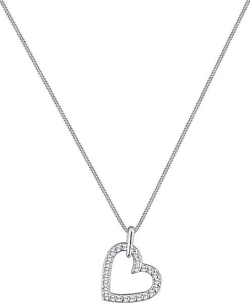 Elli Kette mit Anhänger Schmuck Geschenk Silber 925 Halsschmuck Herz, mit G günstig online kaufen