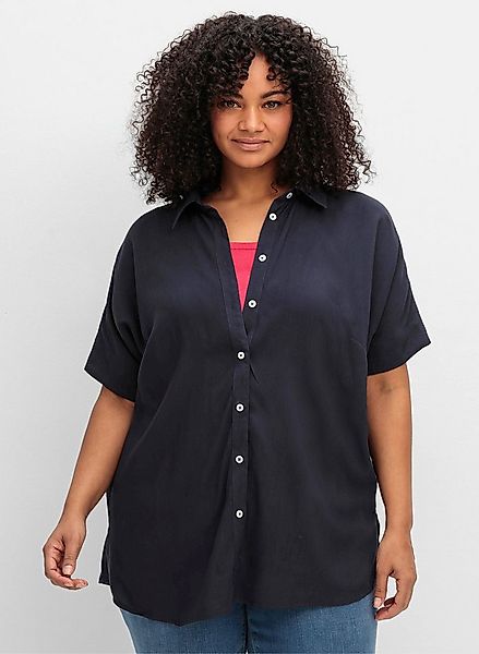 Sheego Klassische Bluse Hemdbluse Kurzarm günstig online kaufen