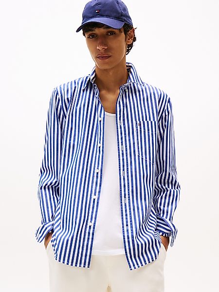 Tommy Hilfiger Langarmhemd FLEX POPLIN BOLD günstig online kaufen