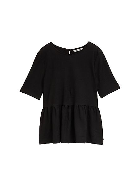 TOM TAILOR T-Shirt Jacquard T-Shirt mit günstig online kaufen