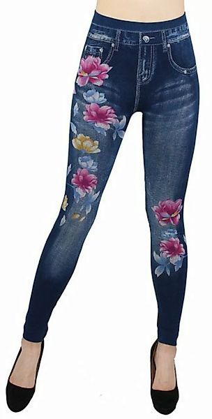 dy_mode Jeggings Damen Leggings in Jeans Optik Jeggings High Waist Jeansleg günstig online kaufen
