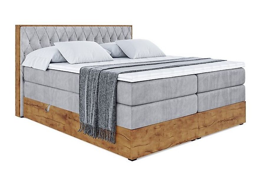 ALTDECOR Boxspringbett LOLLI5 KING (Multipocket-Matratze H4, H3 Matratze Bo günstig online kaufen
