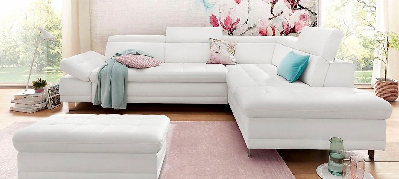 sit&more Ecksofa "Limit L-Form" wahlweise mit Bettfunktion und Bettkasten günstig online kaufen