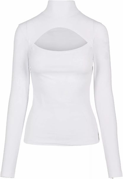 URBAN CLASSICS Langarmshirt "Urban Classics Damen Ladies Cut-Out Turtleneck günstig online kaufen