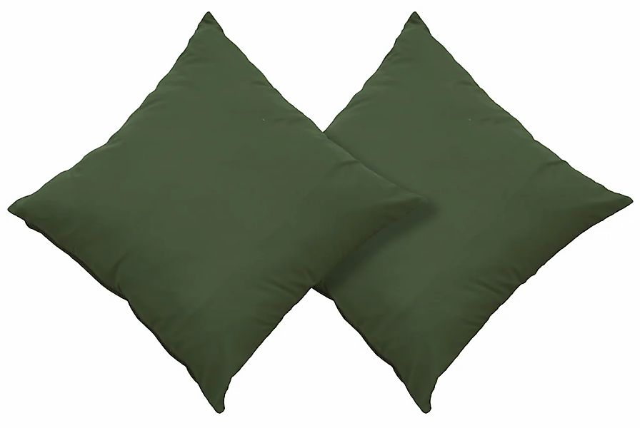 my home Dekokissen "Parry Microfaser" 2-er Set, unifarben, Kissenhüllen ohn günstig online kaufen