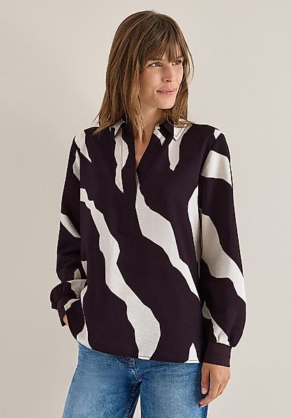 CECIL Langarmbluse mit grafischem Muster günstig online kaufen