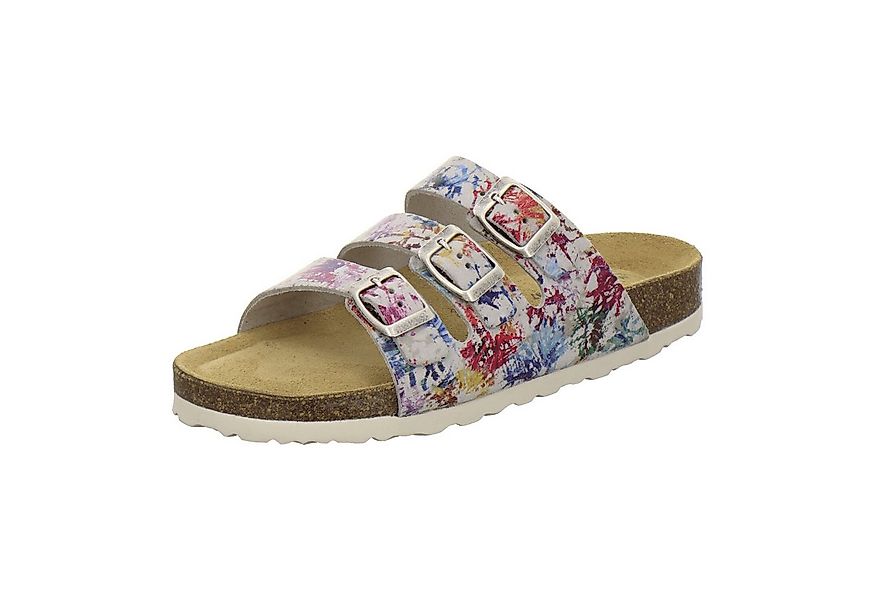 AFS-Schuhe 213399 Dreischnaller Pantolette für Damen mit Fußbett, bequeme S günstig online kaufen