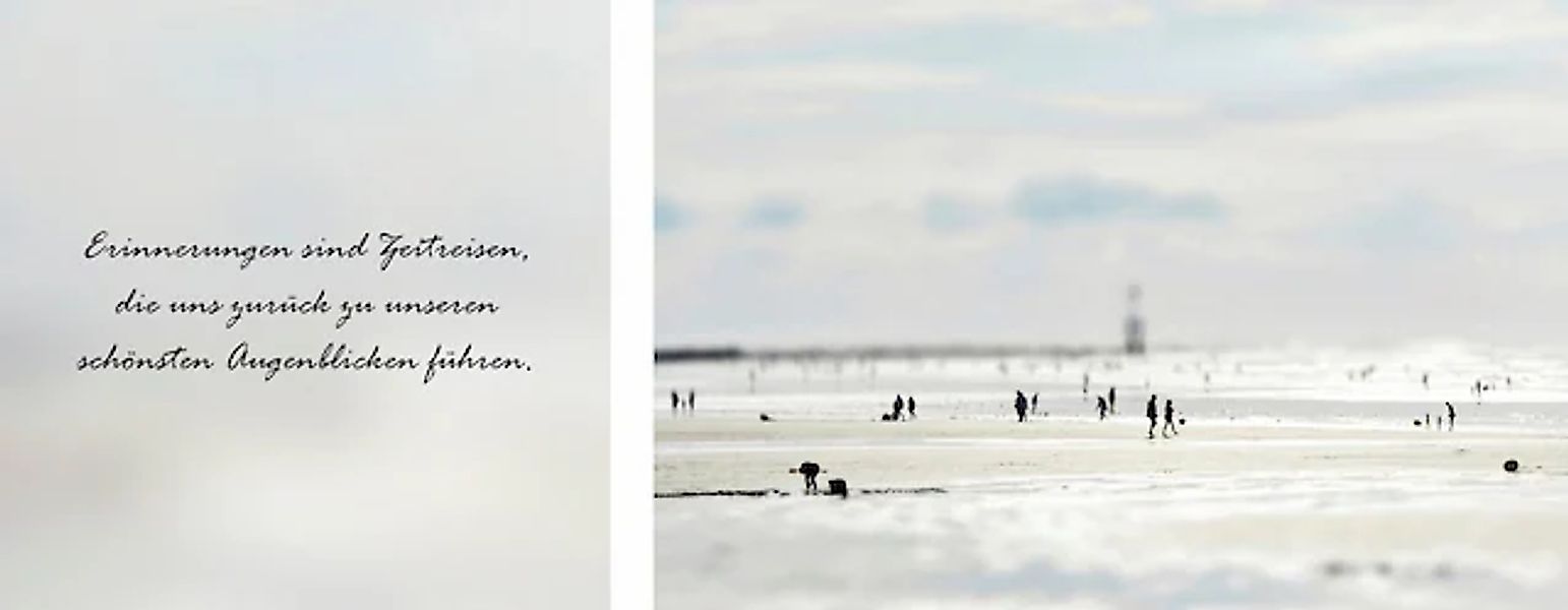 queence Leinwandbild »Zeitreisen« Kunst   Meer   Meer Bilder   Menschen   M günstig online kaufen
