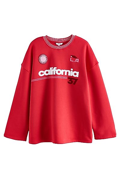 Next Sweater Sweatshirt mit weiten Ärmeln günstig online kaufen
