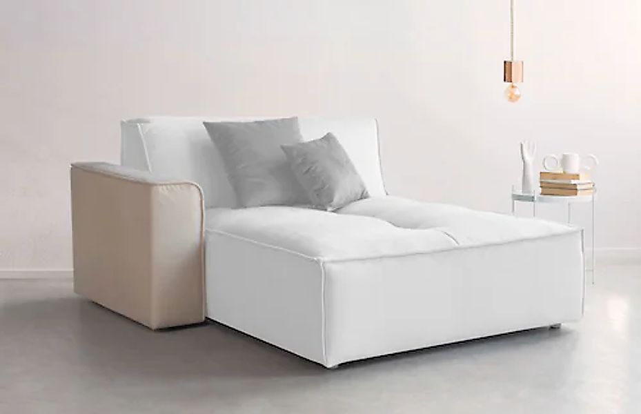 RAUM.ID Sofaelement »Monolid«, Armlehne, Bezug in Teddy-Optik günstig online kaufen