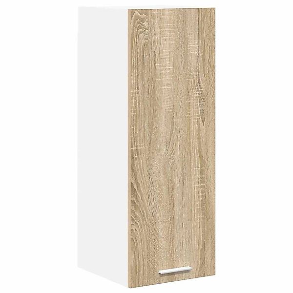vidaXL Hängeschrank mit Tür Riga Sonoma-Eiche und Weiß 30 x 31 x 80 cm 8842 günstig online kaufen