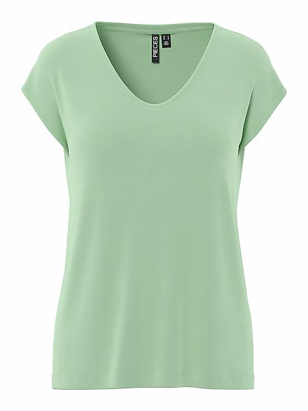 pieces Kurzarmshirt "PCKAMALA TEE NOOS BC" Materialmix, regular fit günstig online kaufen
