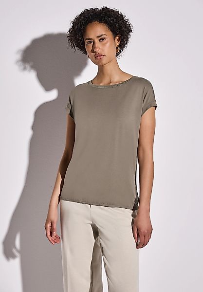 STREET ONE T-Shirt, mit U-Boot-Ausschnitt günstig online kaufen