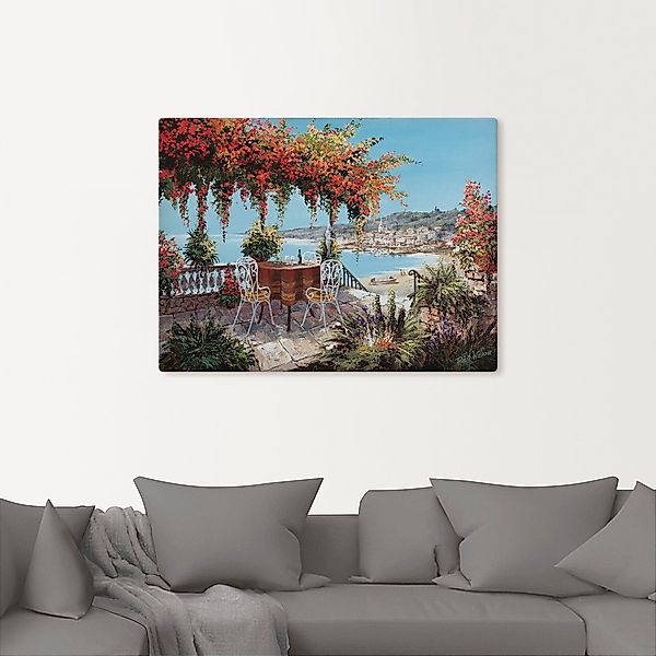 Artland Wandbild »Macht mein Tag perfekt«, Gewässer, (1 St.), als Leinwandb günstig online kaufen