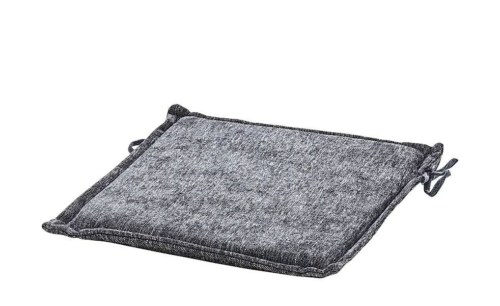 HOME STORY Stuhlkissen  Melina ¦ grau ¦ Maße (cm): B: 40 H: 5 Dekokissen & günstig online kaufen