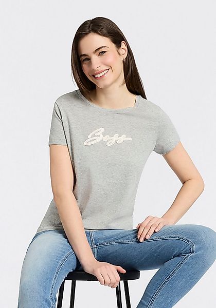 BOSS ORANGE T-Shirt Elove Premium Damenmode mit Logoschriftzug, Slim Fit günstig online kaufen