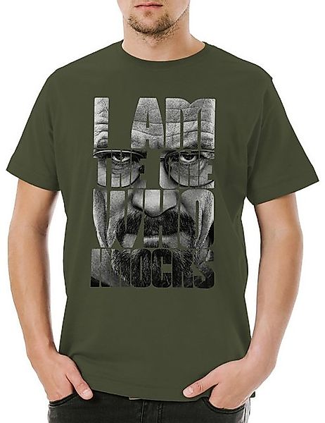 Urban Backwoods Print-Shirt I Am The One Who Knocks Herren T-Shirt Walt Bre günstig online kaufen