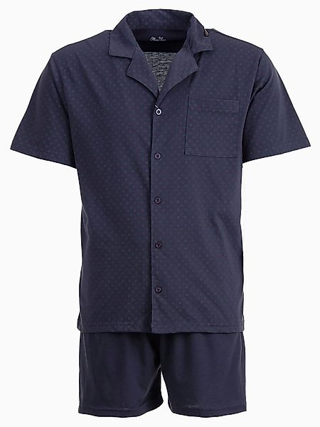 Henry Terre Schlafanzug Pyjama Set Shorty günstig online kaufen