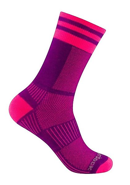 Wrightsock Sportsocken Crew Coolmesh II (dünn, atmungsaktiv, bequem) rosa D günstig online kaufen