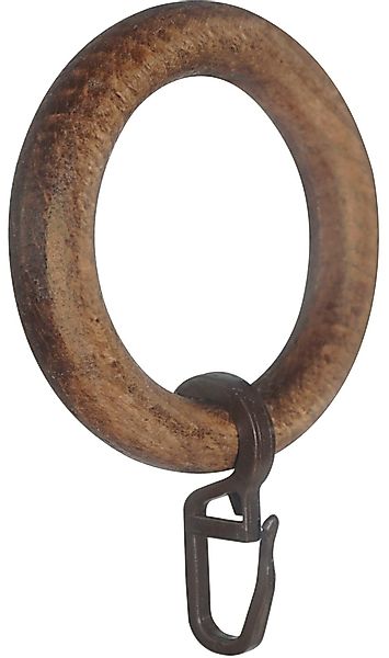 GARESA Gardinenring Holzring mit Haken, (20-St), günstig online kaufen