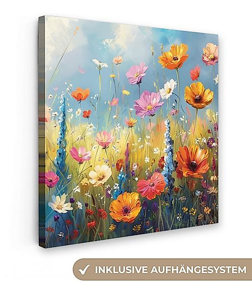 OneMillionCanvasses® Leinwandbild Blumen - Natur - Botanik - Kunst, Fotodru günstig online kaufen