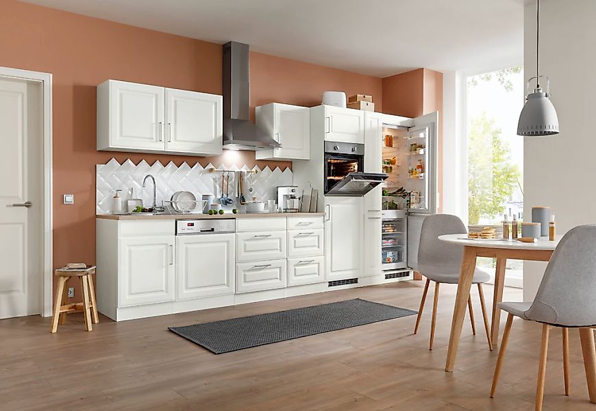 KOCHSTATION Küchenzeile "KS-Stockholm – Küche mit hochwertiger und detailre günstig online kaufen