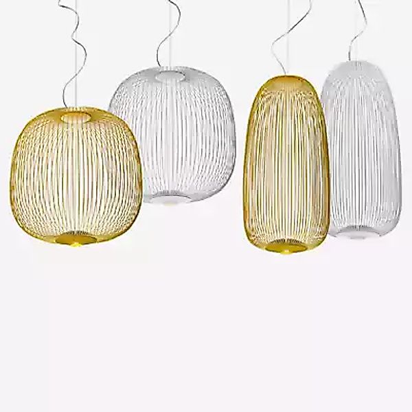 Foscarini Spokes 1 Pendelleuchte LED, gold - dimmbar günstig online kaufen