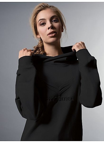 Trigema Kapuzensweatshirt TRIGEMA Kapuzenpullover mit großem 3D-Motiv günstig online kaufen