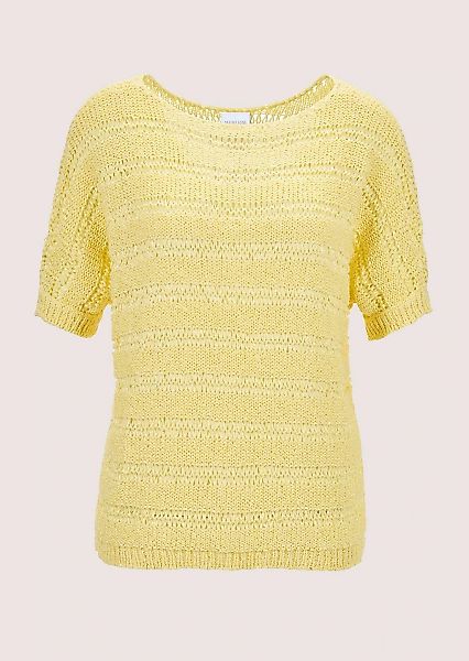 MADELEINE Longpullover "Pullover Bändchen-Pullover mit Glanz-Effekt" günstig online kaufen