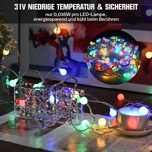 XERSEK LED-Hängeleuchte LED-Weihnachtslichterkette LED String Lichtervorhan günstig online kaufen
