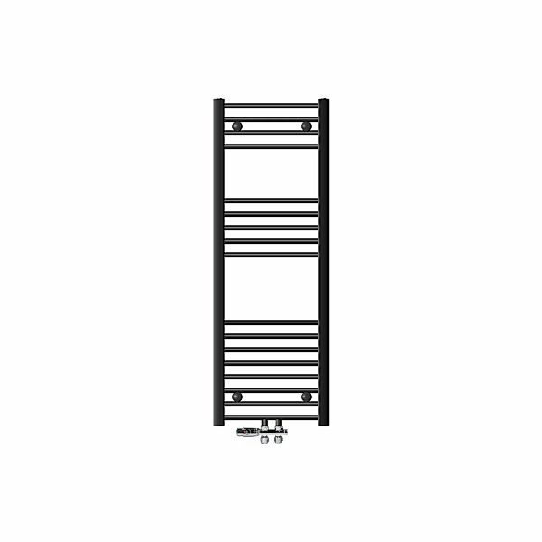 ECD Germany Badheizkörper Mittelanschluss 400 x 1200 mm Anschlussgarnitur D günstig online kaufen