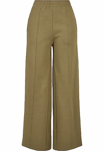 URBAN CLASSICS Stoffhose "Urban Classics Damen Ladies Straight Pin Tuck Swe günstig online kaufen