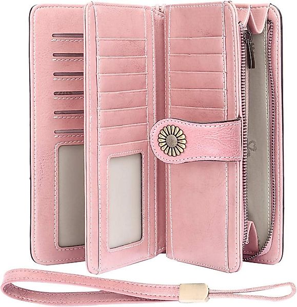 LuxusKollektion Clutch Geldbörse Damen Leder RFID günstig online kaufen