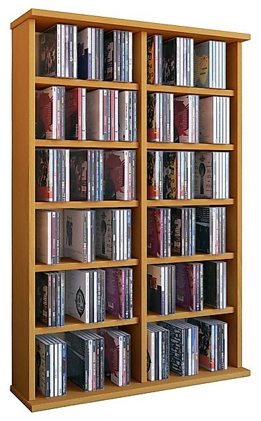 VCM CD-Regal Holz CD DVD Stand günstig online kaufen