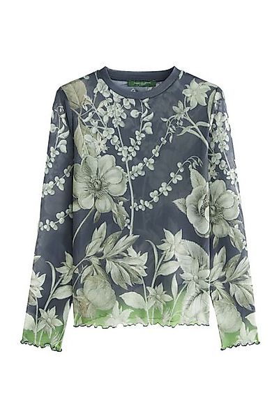 Next Langarmshirt Langärmliges Top mit Blumenmuster (1-tlg) günstig online kaufen