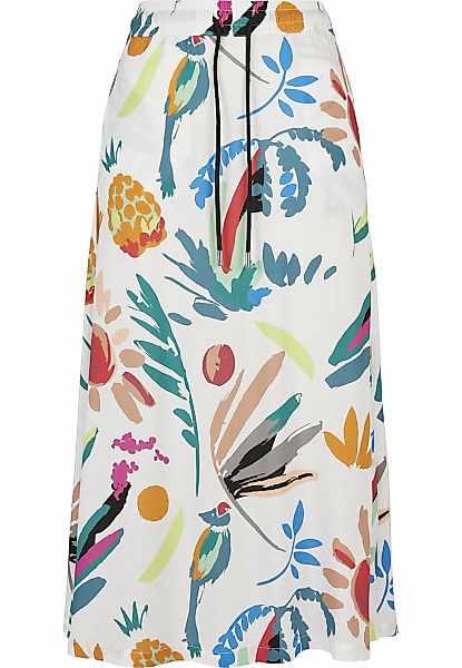 URBAN CLASSICS Jerseyrock "Urban Classics Damen Ladies Viscose Midi Skirt" günstig online kaufen