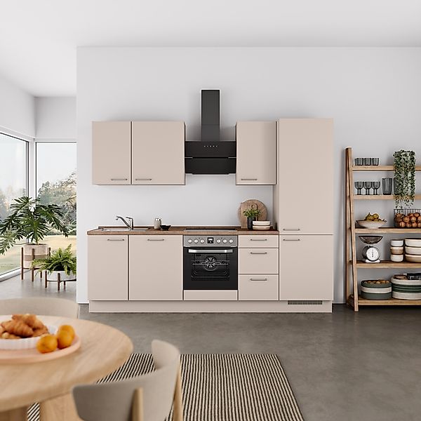 nobilia® Küchenzeile »"Laser II", Ausrichtung wählbar, Breite 270 cm« vormo günstig online kaufen