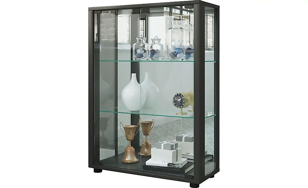 Vitrine  Sintalo ¦ schwarz ¦ Maße (cm): B: 60 H: 80 T: 25.0 Schränke > Vitr günstig online kaufen