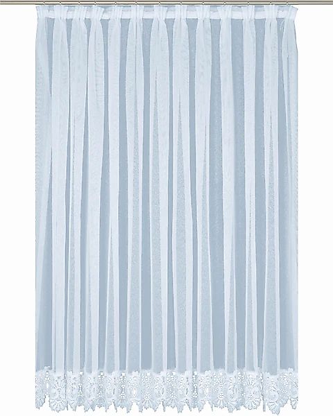 Wirth Gardine »Elvira« Faltenband 1 Stk. tlg. gerader Store günstig online kaufen