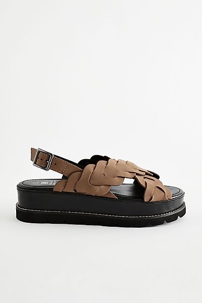 Next Forever Comfort® Flatform-Sandalen, X-Lederriemen Keilsandalette günstig online kaufen