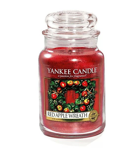 Yankee Candle Duftkerze Red Apple Wreath 623 g günstig online kaufen