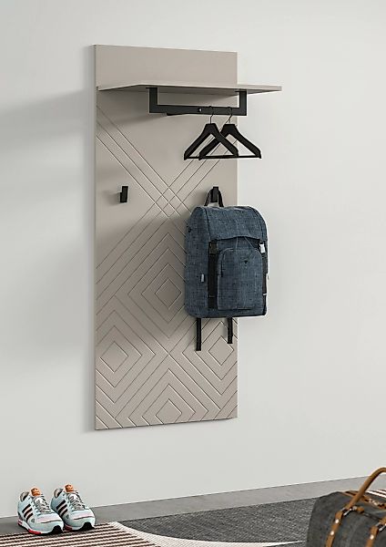 INOSIGN Garderobenpaneel "Mento, Höhe 140 cm, Paneelrückwand mit Ornamentfr günstig online kaufen