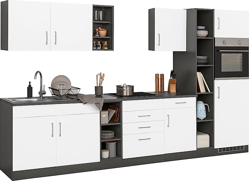 KOCHSTATION Küchenzeile »KS-Paris«, ohne E-Geräte, Breite 330 cm günstig online kaufen